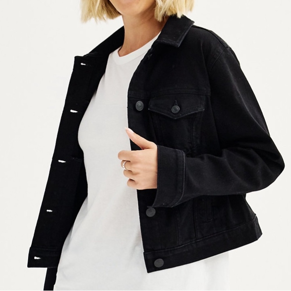 Black Jean Jacket